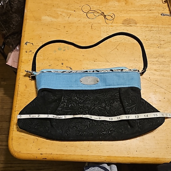 WN Zag Bag Leather Shoulder Bag - Picture 8 of 9